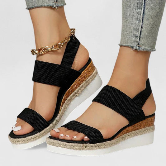 Merill | Comfortable Cushioned Wedged Sandals with Arch Support