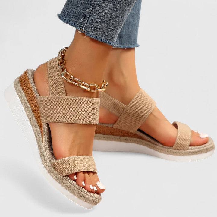 Merill | Comfortable Cushioned Wedged Sandals with Arch Support