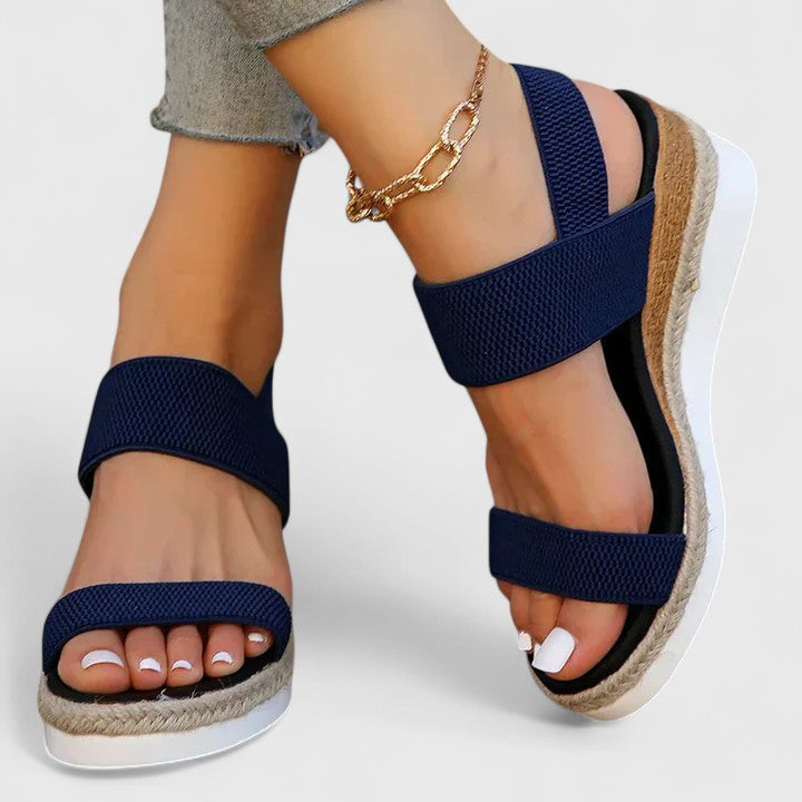 Merill | Comfortable Cushioned Wedged Sandals with Arch Support