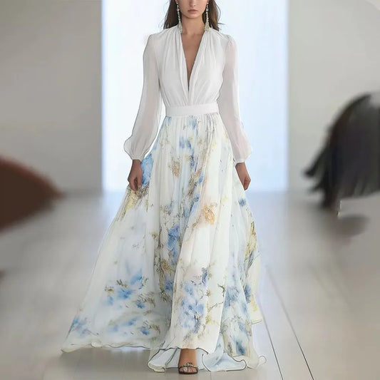 Harper | Floral Print Wedding Maxi Dress for Special Occasions