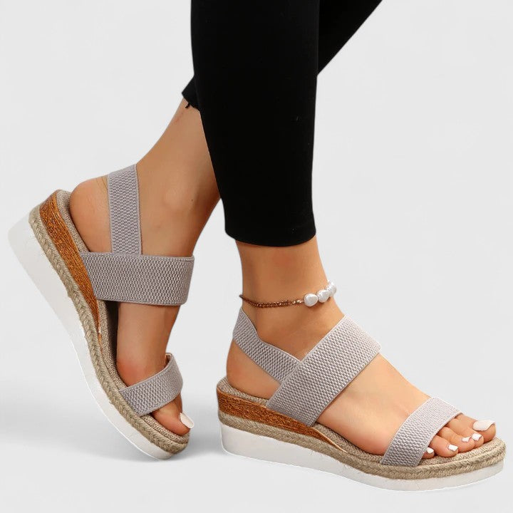 Merill | Comfortable Cushioned Wedged Sandals with Arch Support