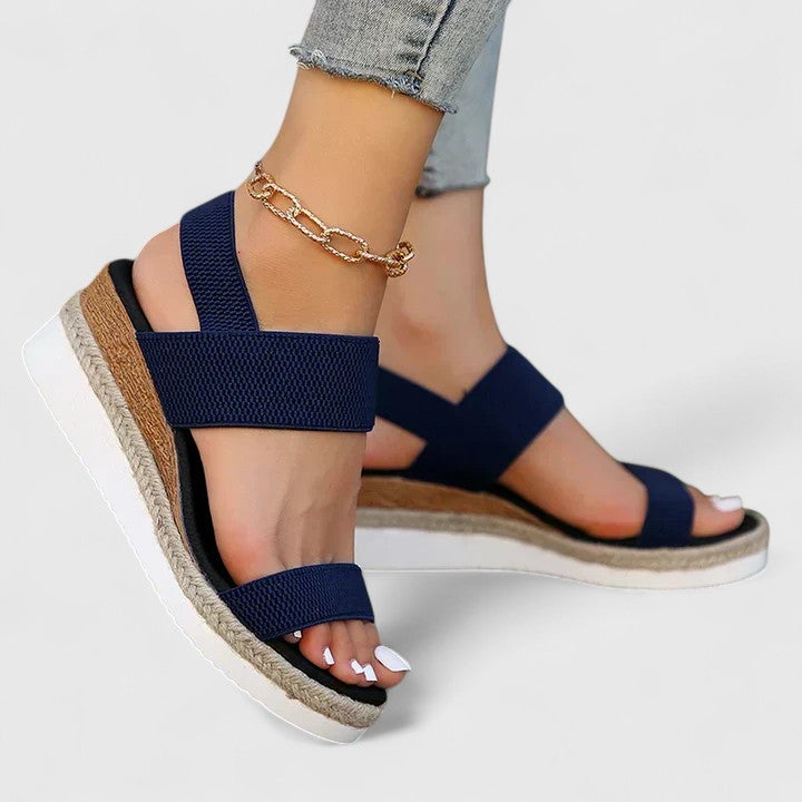 Merill | Comfortable Cushioned Wedged Sandals with Arch Support