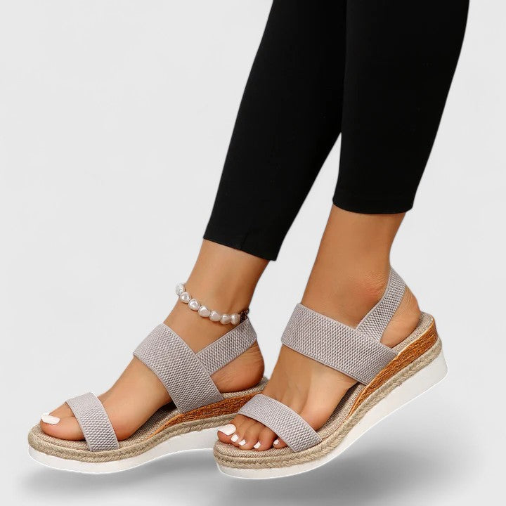 Merill | Comfortable Cushioned Wedged Sandals with Arch Support