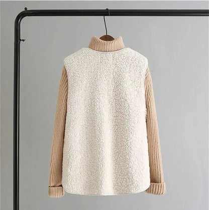 Norah | Cozy Ribbed Knit Sweater Vest with Button-Up Front