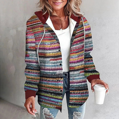 Victorine | Cozy Oversized Plaid Cardigan with Button Front