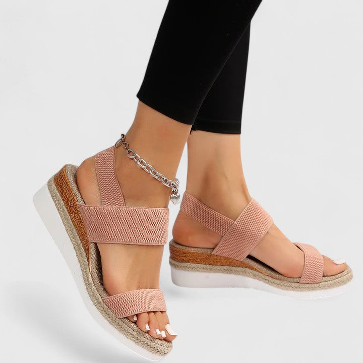 Merill | Comfortable Cushioned Wedged Sandals with Arch Support