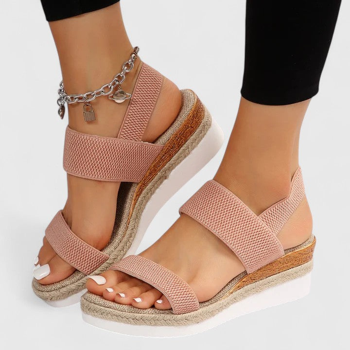 Merill | Comfortable Cushioned Wedged Sandals with Arch Support