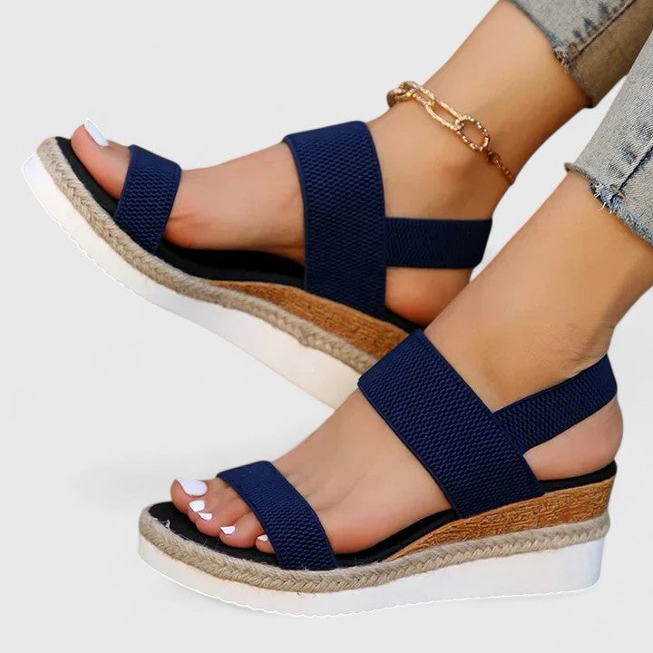 Merill | Comfortable Cushioned Wedged Sandals with Arch Support